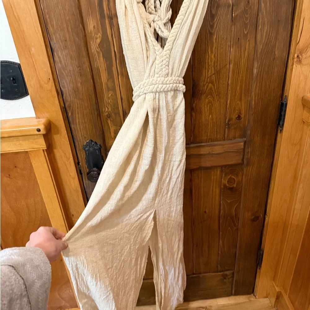 Off White Wedding Dress | Greek Goddess Boho Bridal | Multiway Dress Braided - Picture 12 of 13